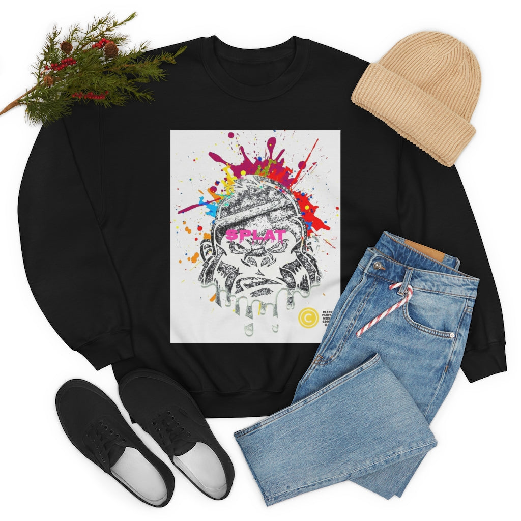 Splatter Brained 1: Blank Canvas Crewneck