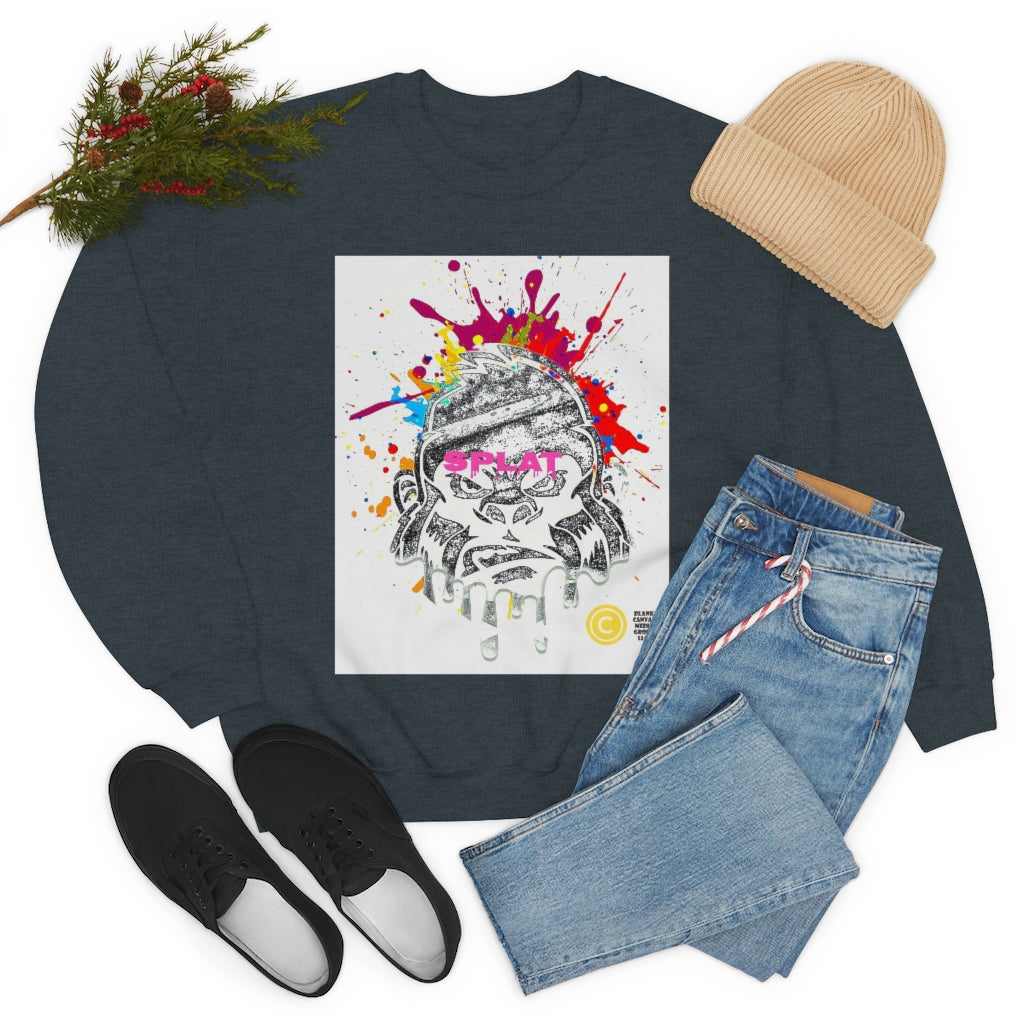 Splatter Brained 1: Blank Canvas Crewneck