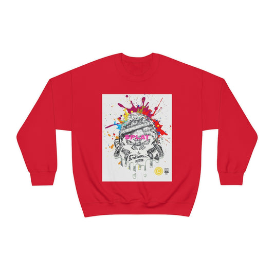 Splatter Brained 1: Blank Canvas Crewneck