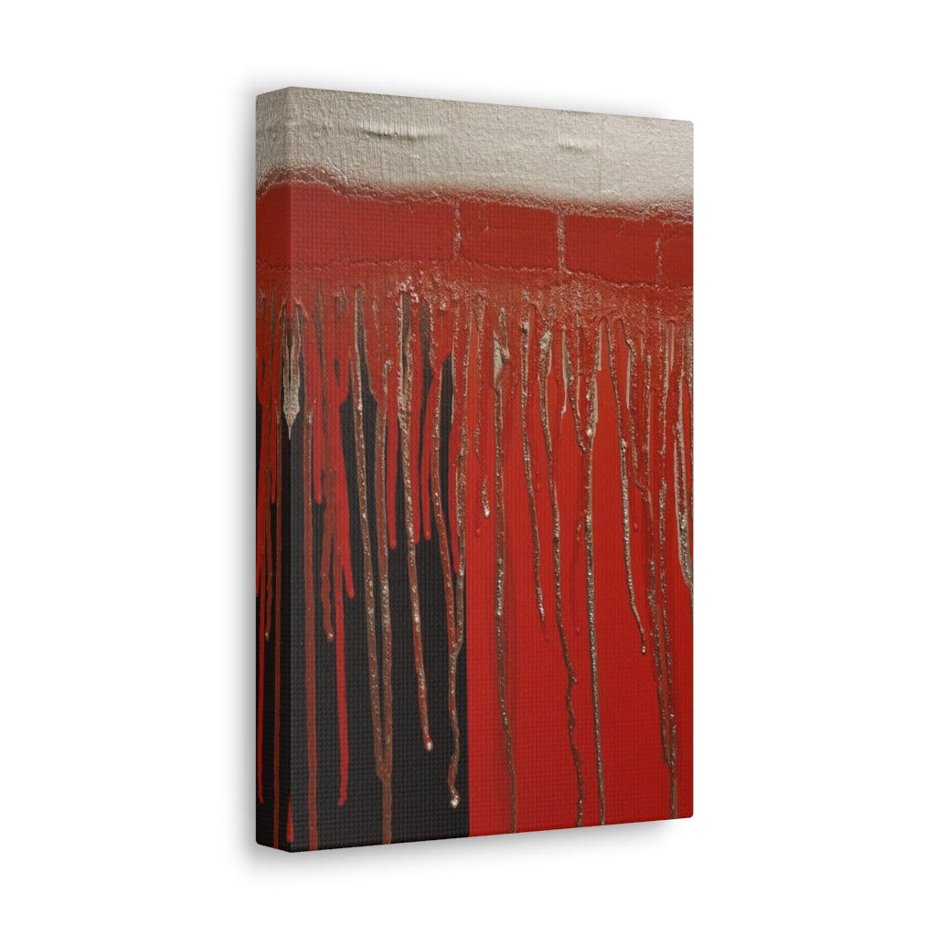 "Paint the Town Red!" Satin Print