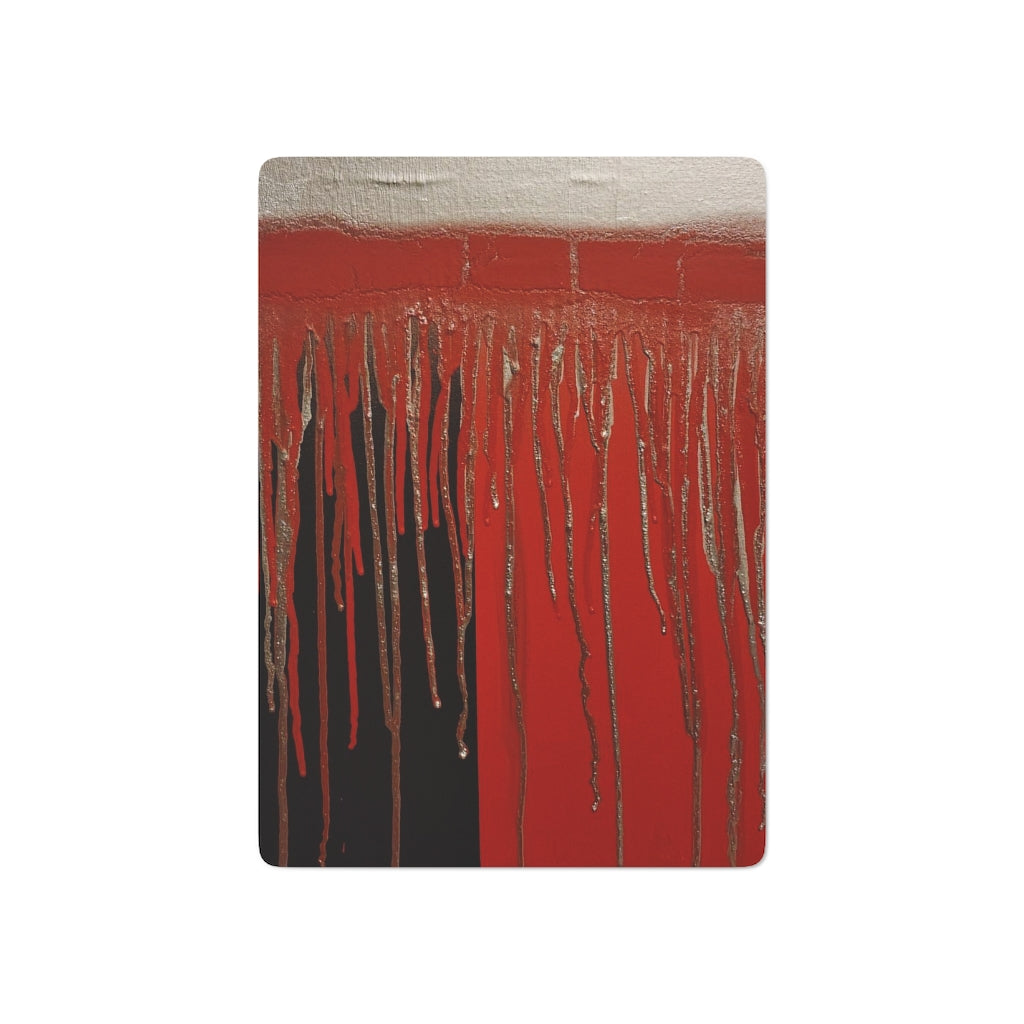Paint the Town Red Poker Cards