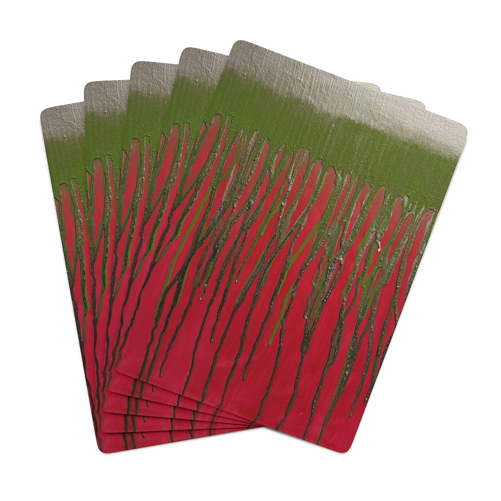 Strawberry Pop Poker Cards