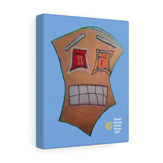 Trippy Desk Art: American Art "Blue."