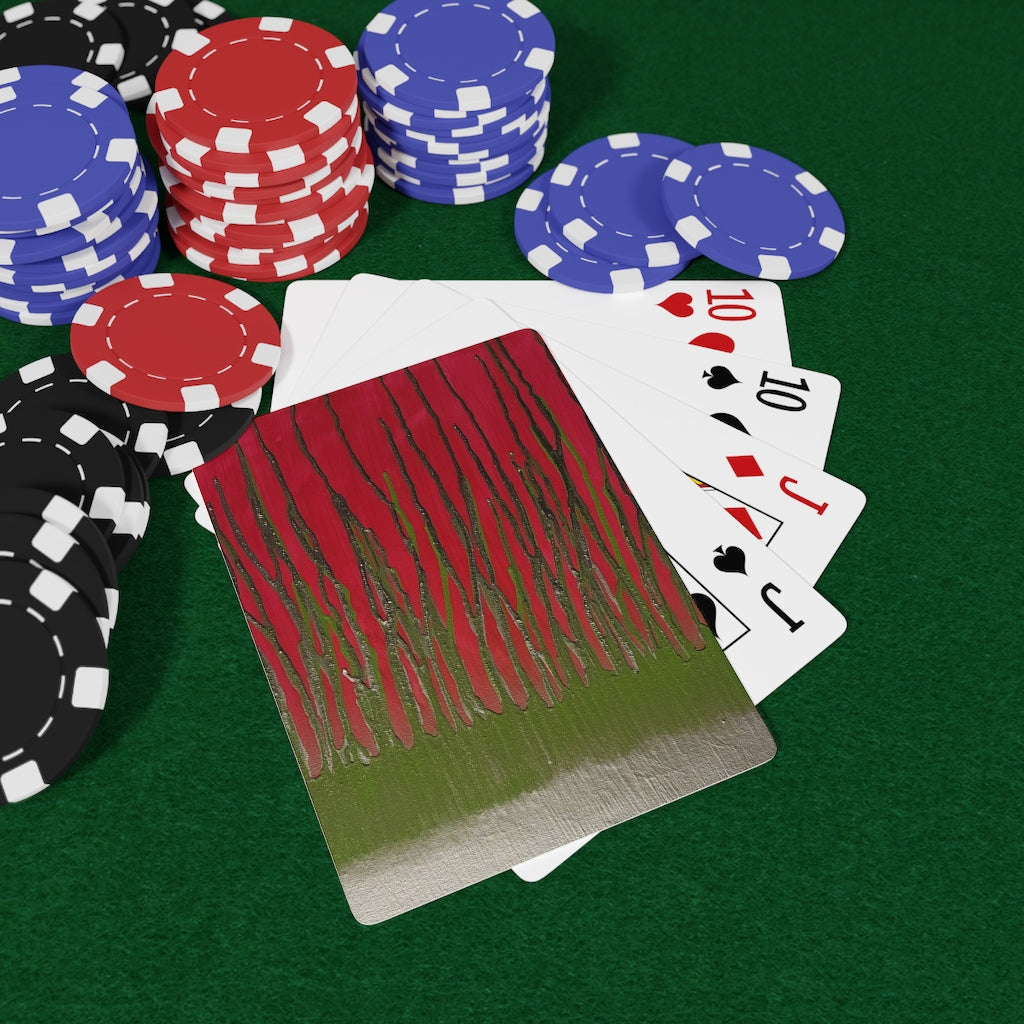 Strawberry Pop Poker Cards