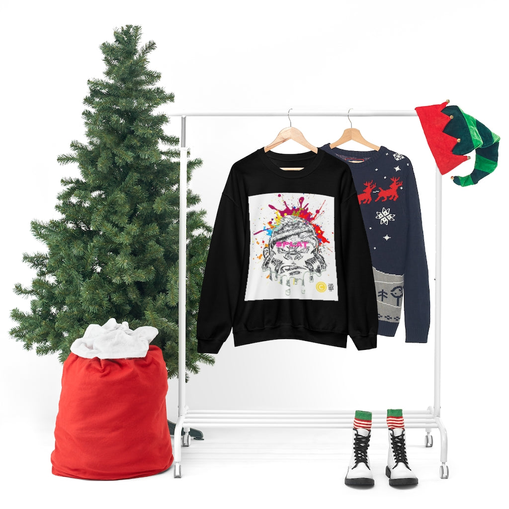 Splatter Brained 1: Blank Canvas Crewneck