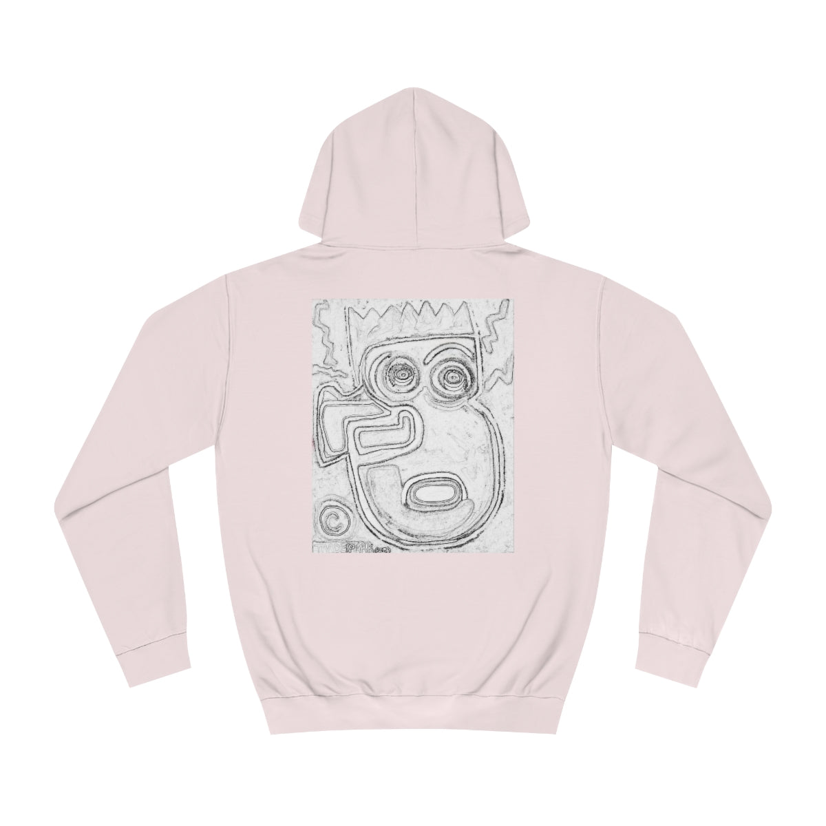 DIY Blank Canvas Backed Hoodie. "I Just Saw A Basquiat."