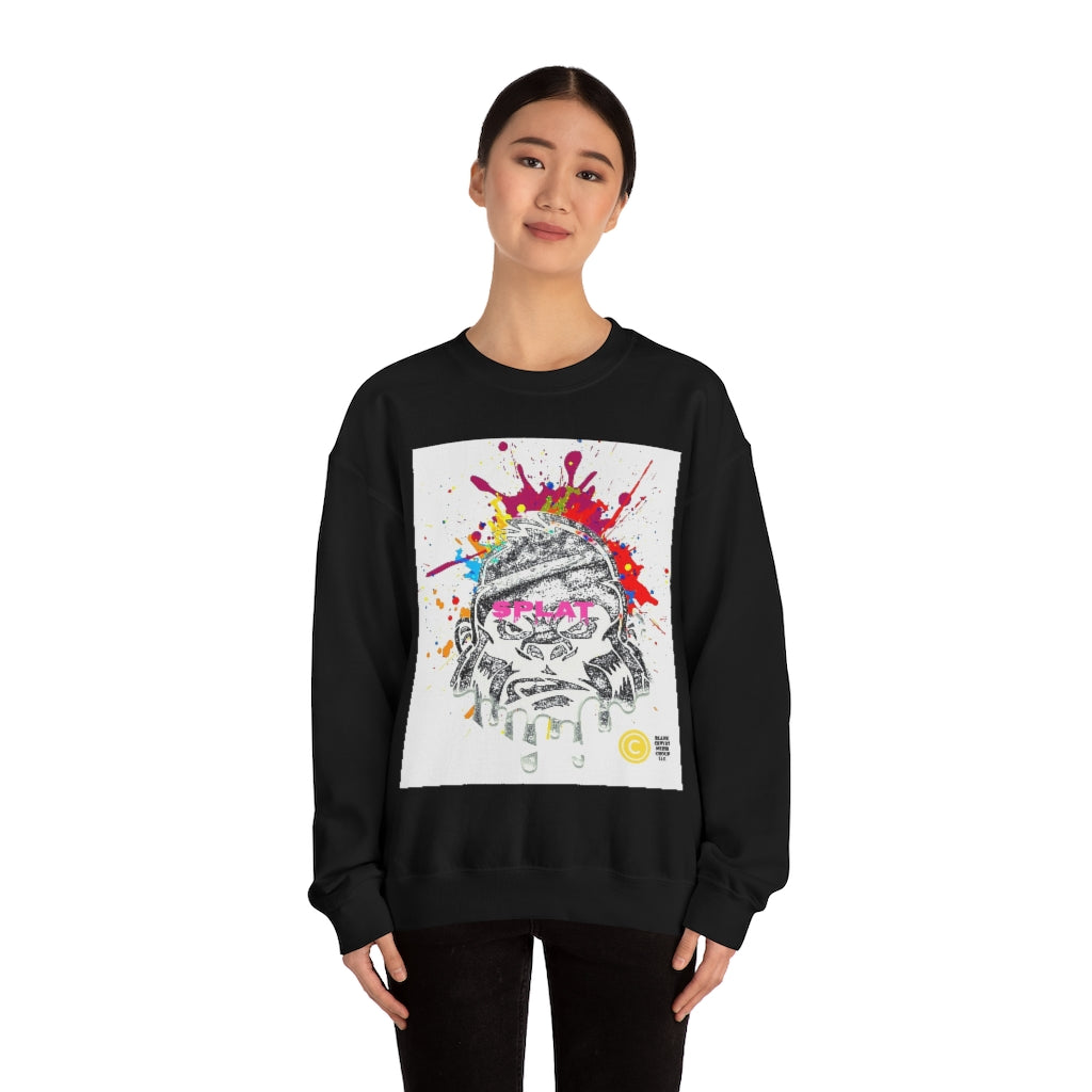 Splatter Brained 1: Blank Canvas Crewneck