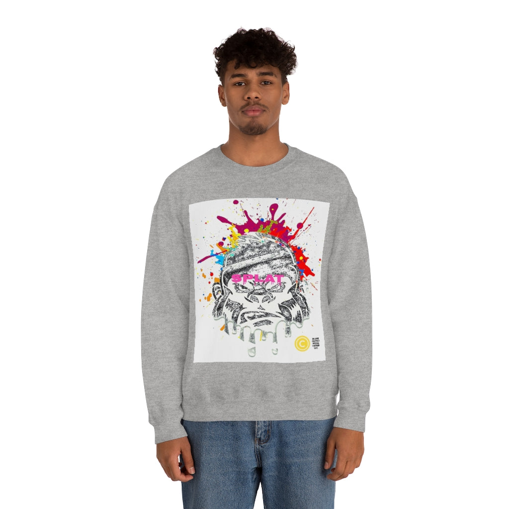 Splatter Brained 1: Blank Canvas Crewneck