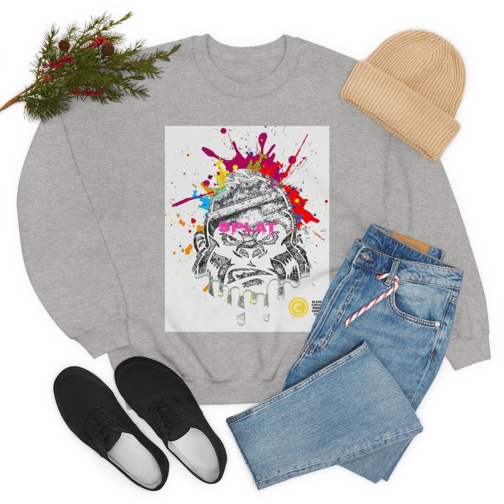 Splatter Brained 1: Blank Canvas Crewneck