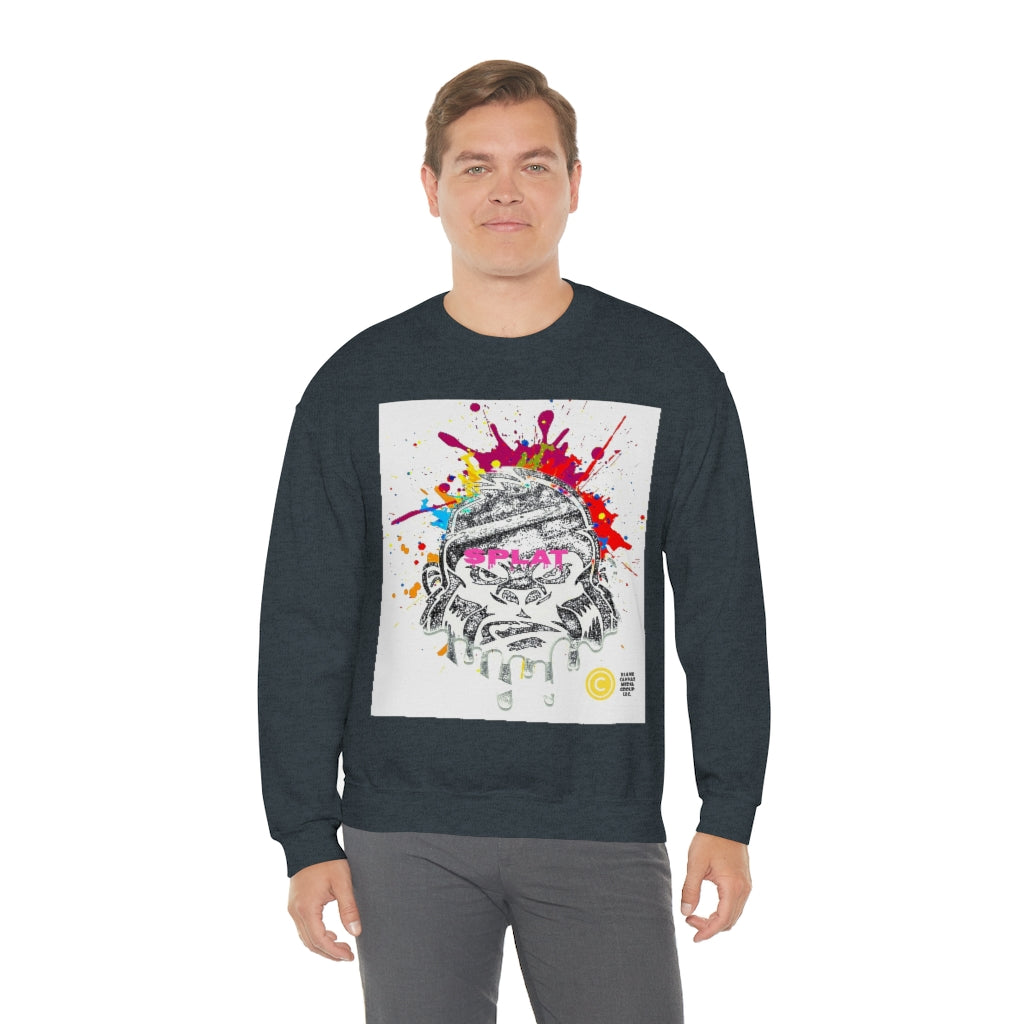 Splatter Brained 1: Blank Canvas Crewneck