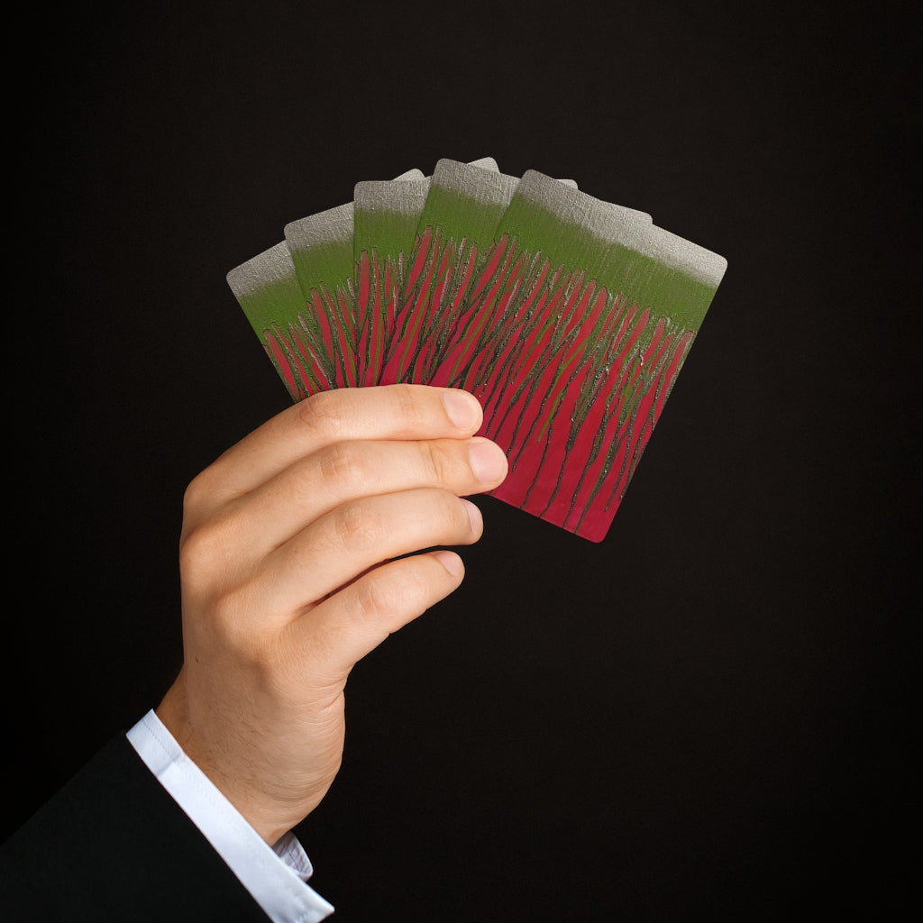 Strawberry Pop Poker Cards