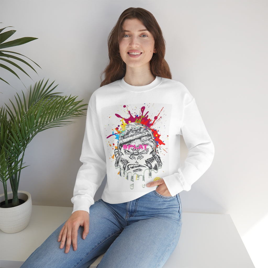 Splatter Brained 1: Blank Canvas Crewneck