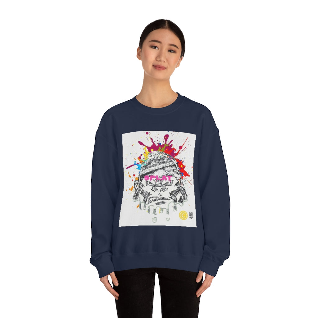 Splatter Brained 1: Blank Canvas Crewneck