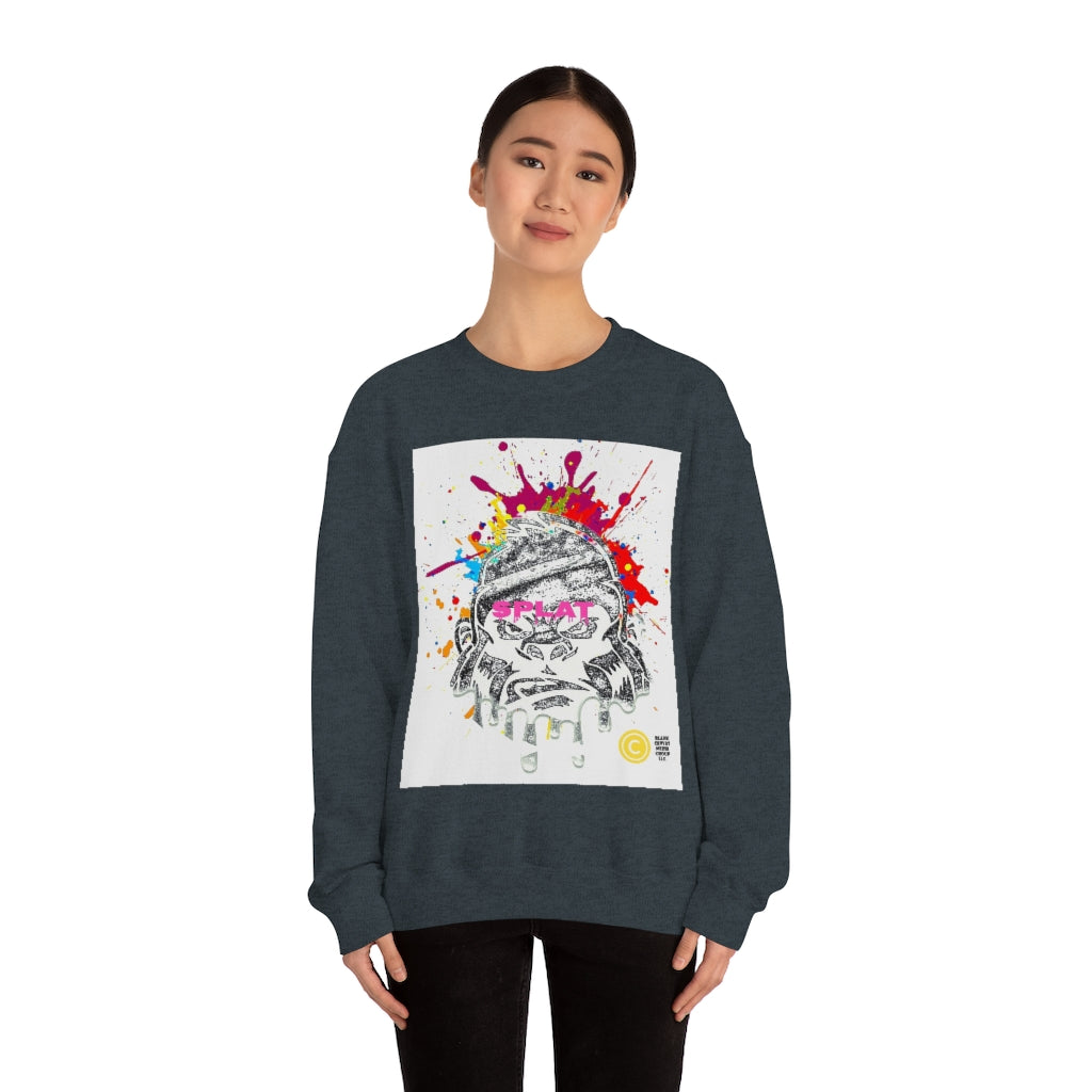 Splatter Brained 1: Blank Canvas Crewneck