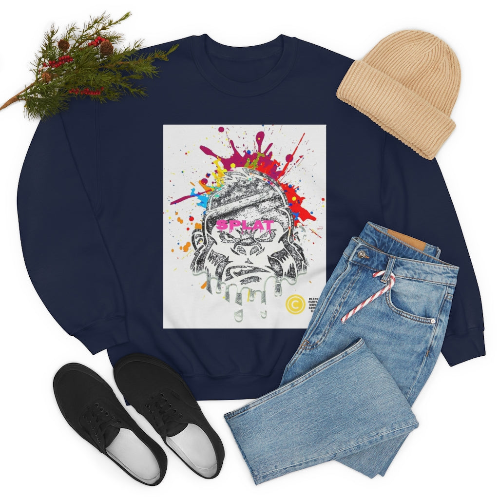 Splatter Brained 1: Blank Canvas Crewneck