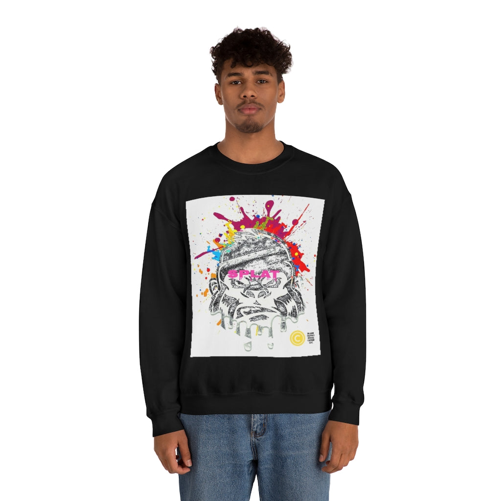 Splatter Brained 1: Blank Canvas Crewneck