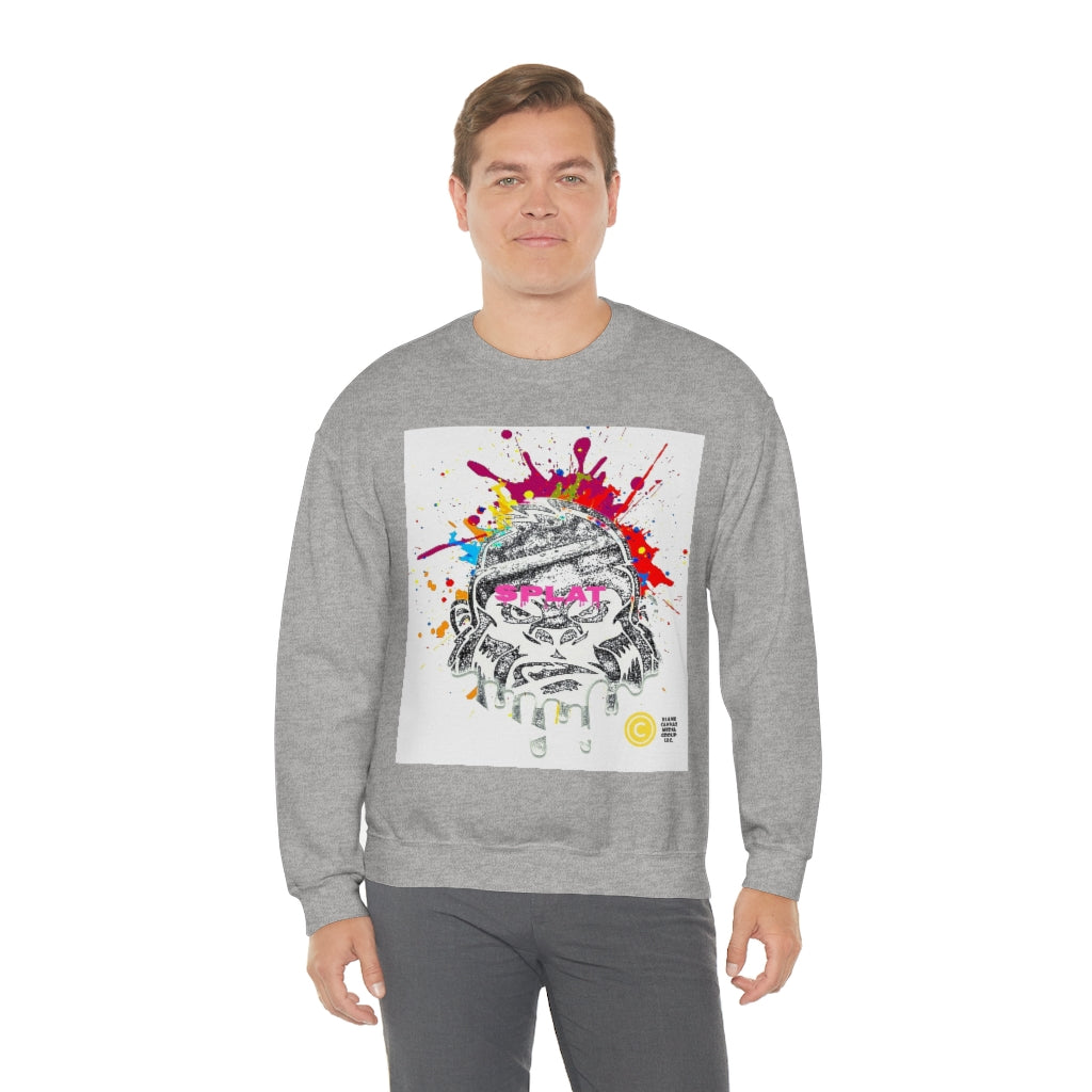 Splatter Brained 1: Blank Canvas Crewneck