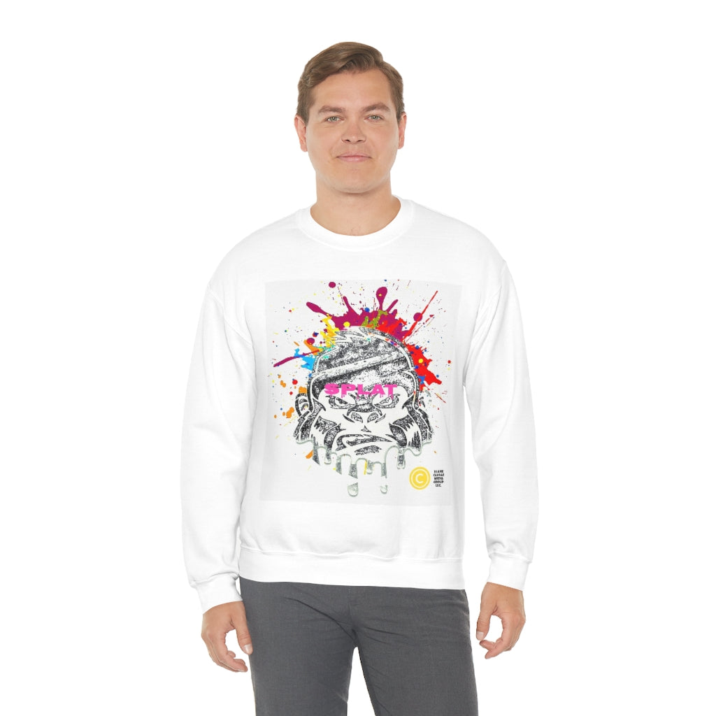 Splatter Brained 1: Blank Canvas Crewneck